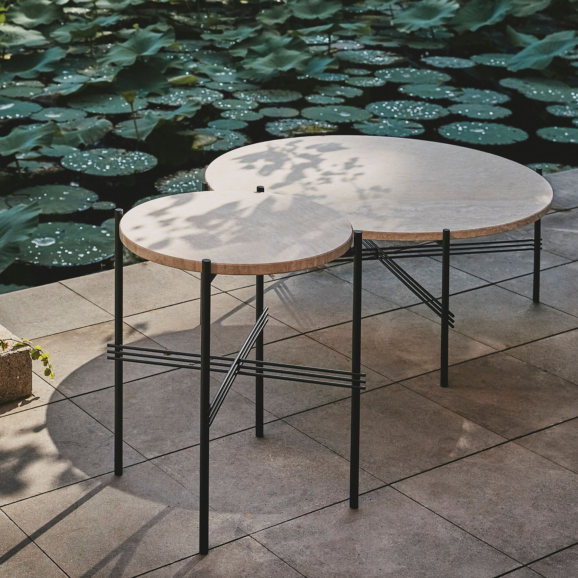 TS Outdoor Coffee Table, neutral white