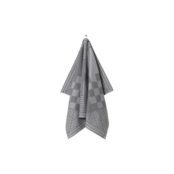 CHRISTMAS Tea Towel, light grey, Georg Jensen Damask
