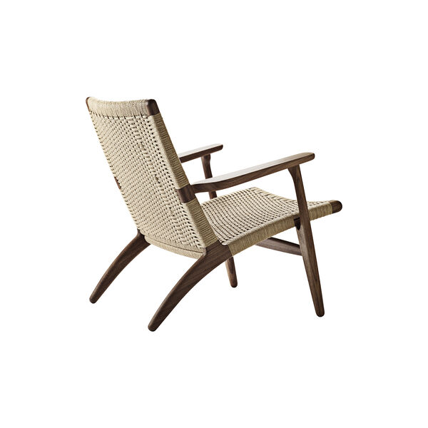 CH25 Lounge Chair, oiled walnut/natural, Carl Hansen & Søn