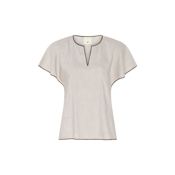 411HMTikan blouse, snow dune, Heartmade