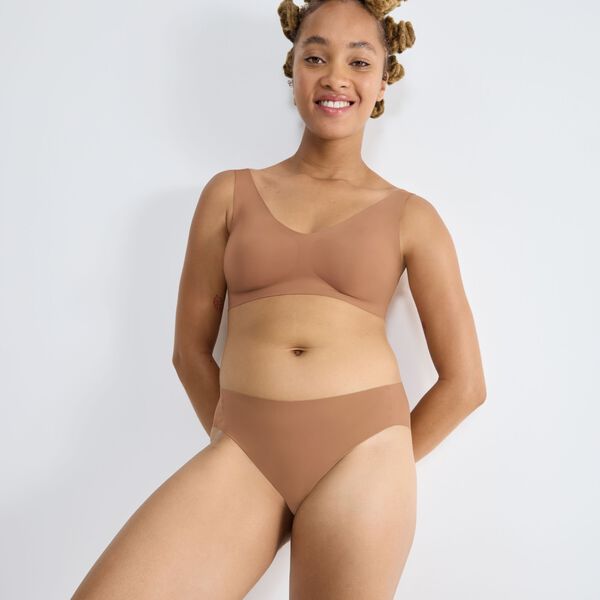 sloggi ZERO Feel 2.0 High leg, nostalgic brown, sloggi