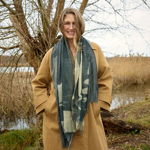 KISSED BY THE RAIN scarf, brown, Bella Ballou