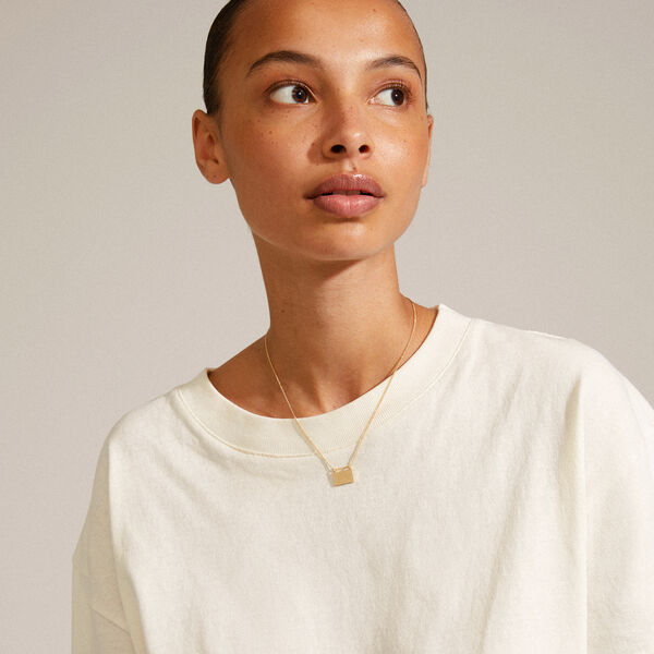 PULSE Recycled Pendant Necklace, gold, Pilgrim