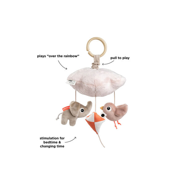 Playground Musical Mobile, powder, Done by Deer