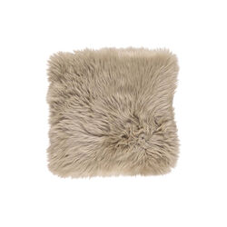 Square Seat Cover, taupe, NATURES Collection