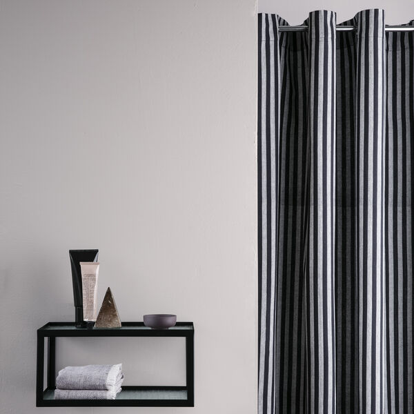 Chambray Shower Curtain, striped Chambray Shower Curtain, striped, ferm LIVING