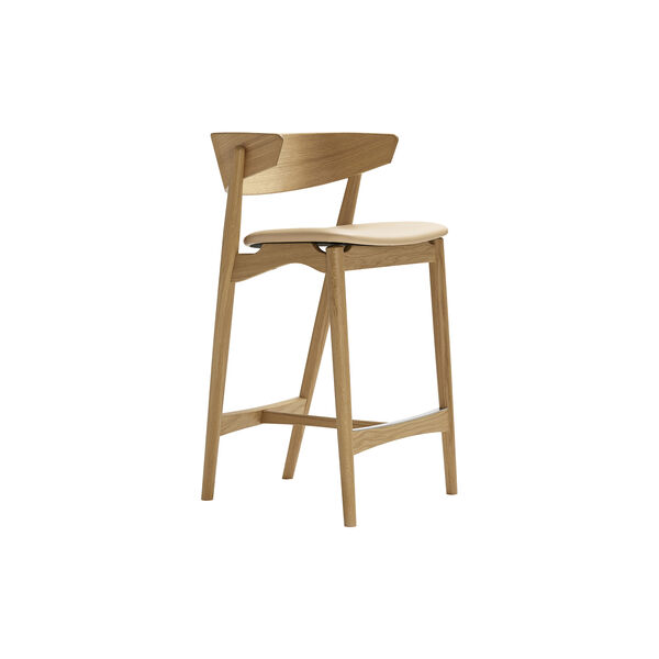 Sibast No 7 Bar Chair, white pigmented oak/honey Sibast No 7 Bar Chair, white pigmented oak/honey, Sibast Furniture