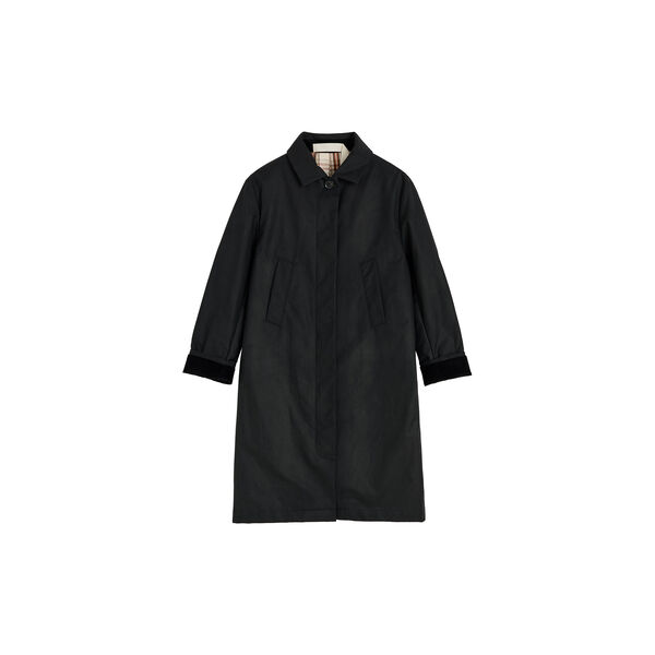 Noor Coat Oilskin, black, Aiayu