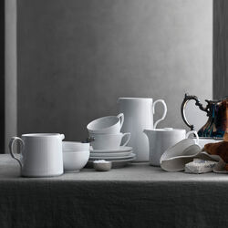 White Fluted Pitcher 1.5 L, Royal Copenhagen