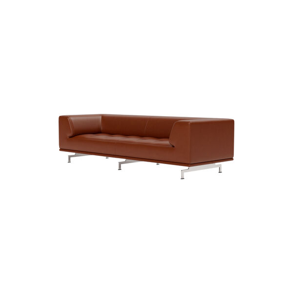 4511 Delphi Sofa, Cera 905/aluminium, Fredericia Furniture