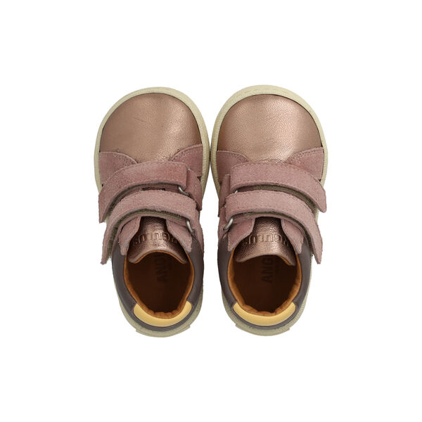 Mid-cut Sneaker, rose copper/faded rose, ANGULUS