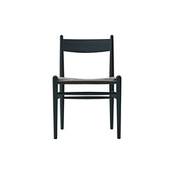 CH36 Dining Chair, black lacquered oak/black, Carl Hansen & S&oslash;n