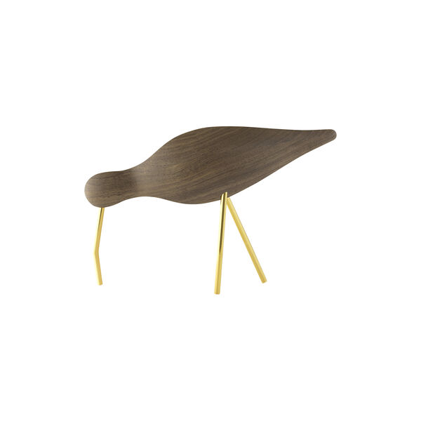 Shorebird Large, walnut/brass, Normann Copenhagen