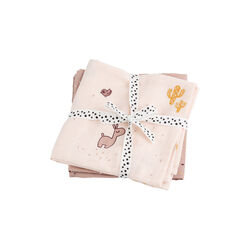 Lalee 2-pack Swaddle, powder, Done by Deer