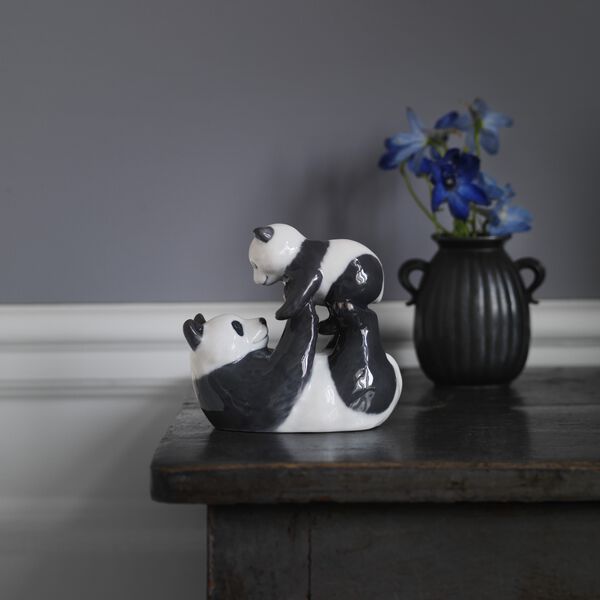 Annual Figure 2022 Panda with Cub, Royal Copenhagen