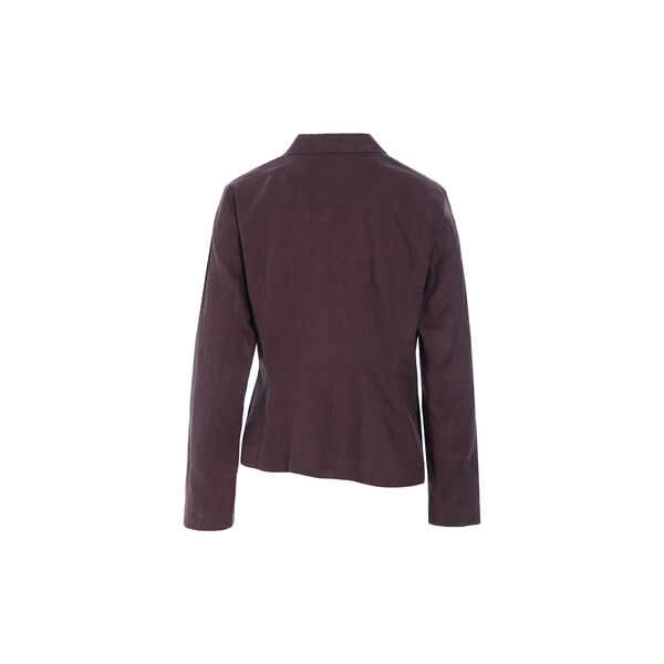 Lazy linen asymmetric jacket, raisin, BITTE KAI RAND