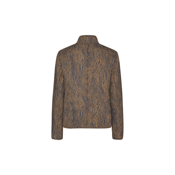 Short Quilted Jacket, beige dotted, Ilse Jacobsen Hornb&aelig;k