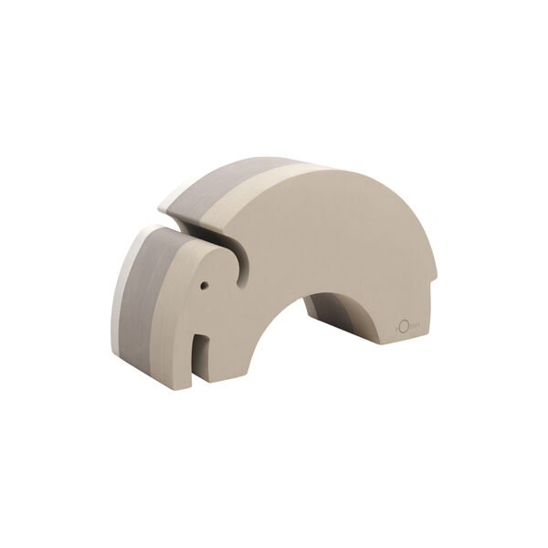 Elephant L, sand grey, bObles