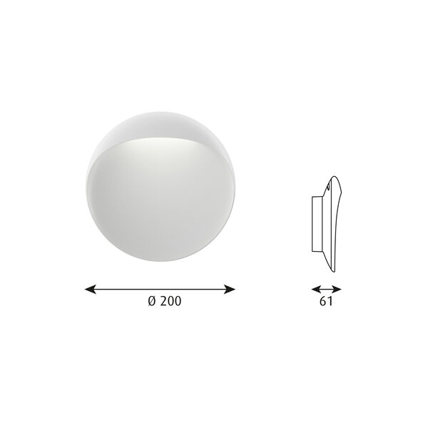 Flindt Wall Lamp S, white Flindt Wall Lamp S, white, Louis Poulsen