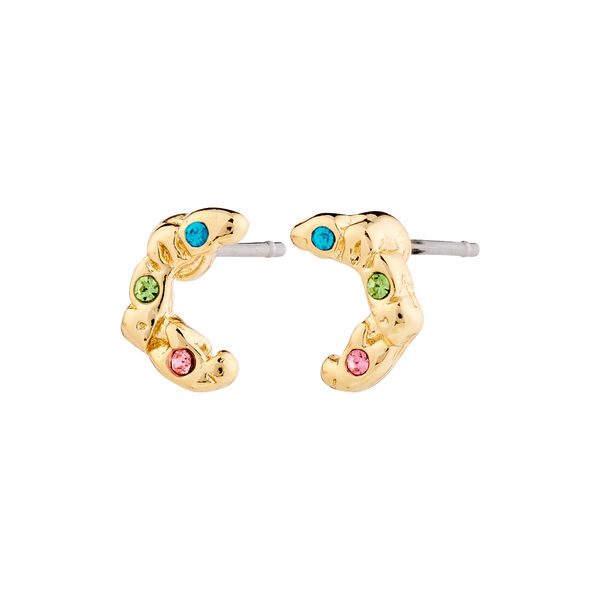 KORA Studs, gold plated, Pilgrim
