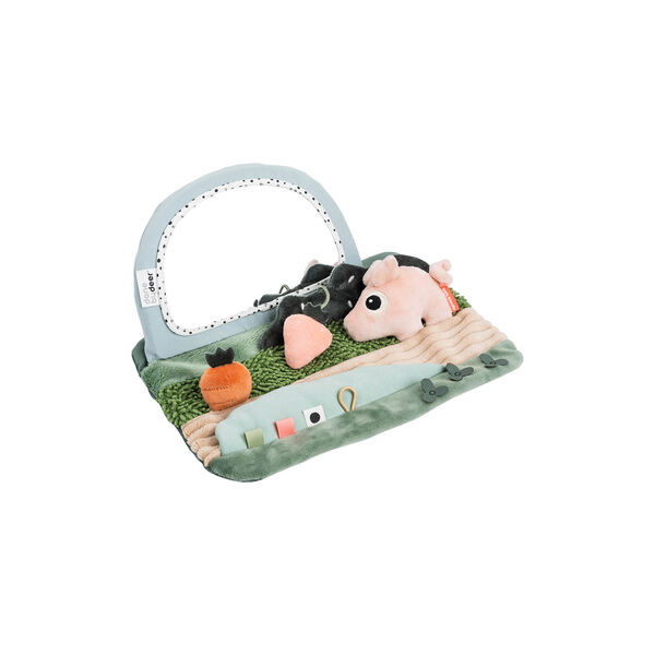 Tiny Farm Tummy Time Sensory Mirror, colour mix, Done by Deer
