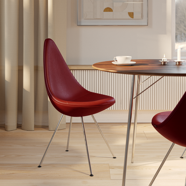 Drop&trade; 3110 Chair, wild burgundy red, Fritz Hansen
