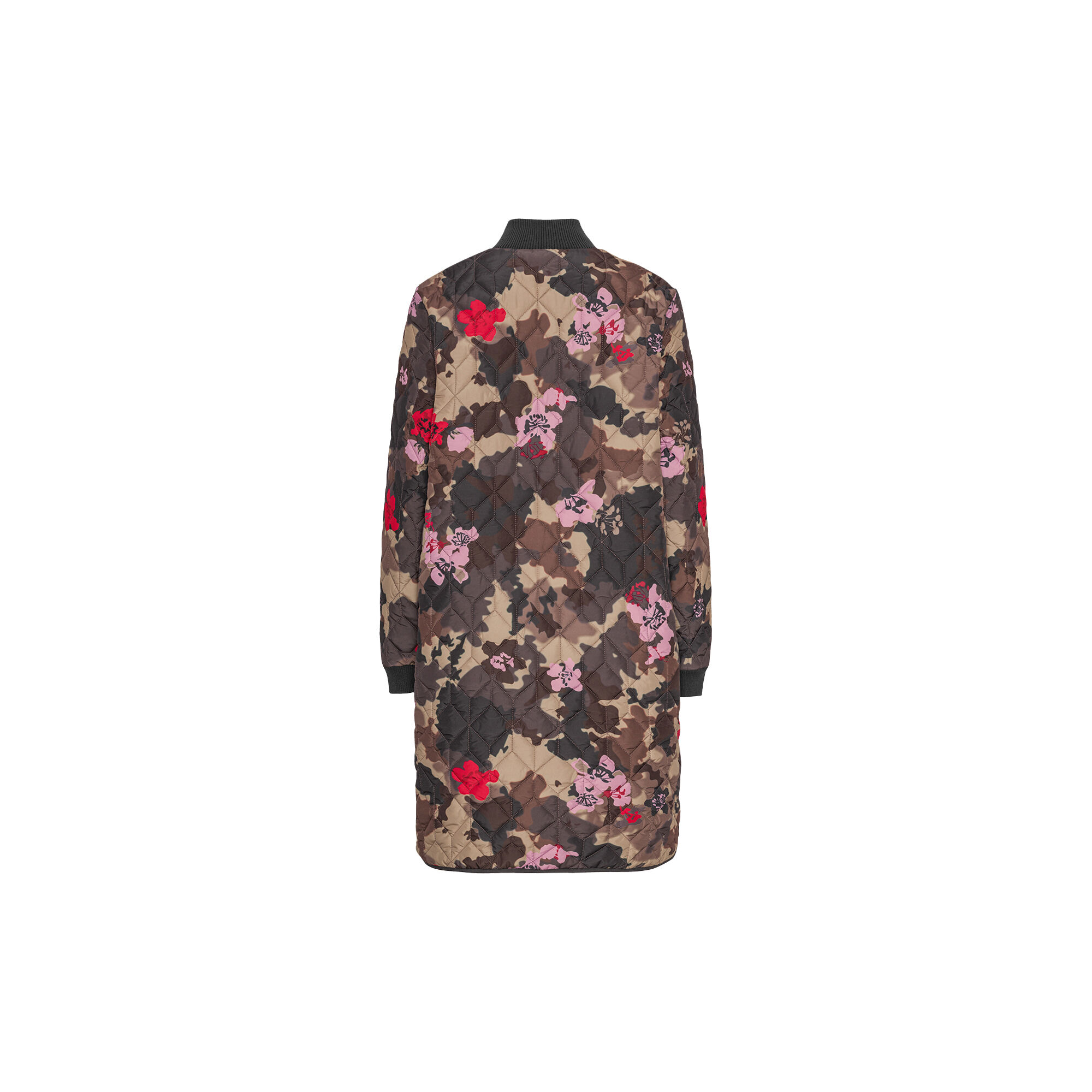 Camo floral jacket top