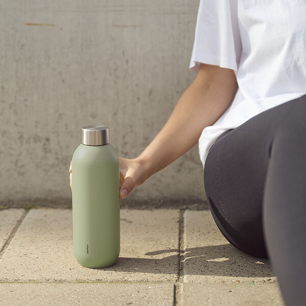 Keep Cool Termo Bottle, soft fern green, Stelton