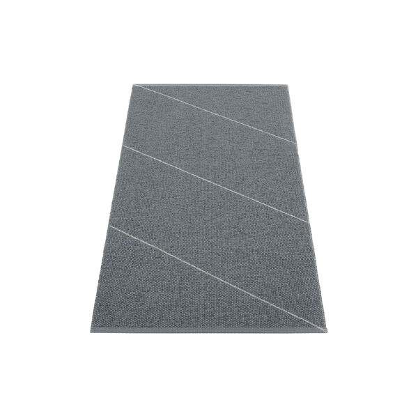 Randy Plastic Rug, granit/grey, Pappelina