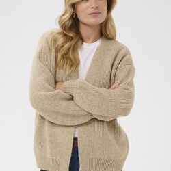 OttolineSZ Open Cardigan, tannin melange, Saint Tropez