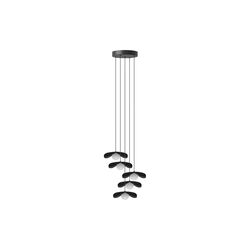 Forget Me Not Cluster 5 Pendant, black, UMAGE