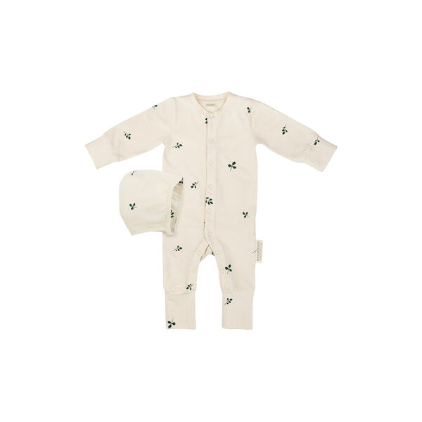 Onesie & Bonnet - Gift Box, leaf, Moonboon