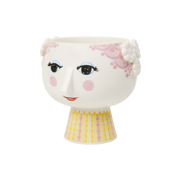 Eva Flowerpot on Base, pink Eva Flowerpot on Base, pink, Bjørn Wiinblad