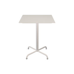 PICO Café Table with 4 Star Base 60x60, muted white, HOUE