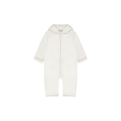 Pram Suit Ears Wool Fleece, tofu, HUTTEliHUT