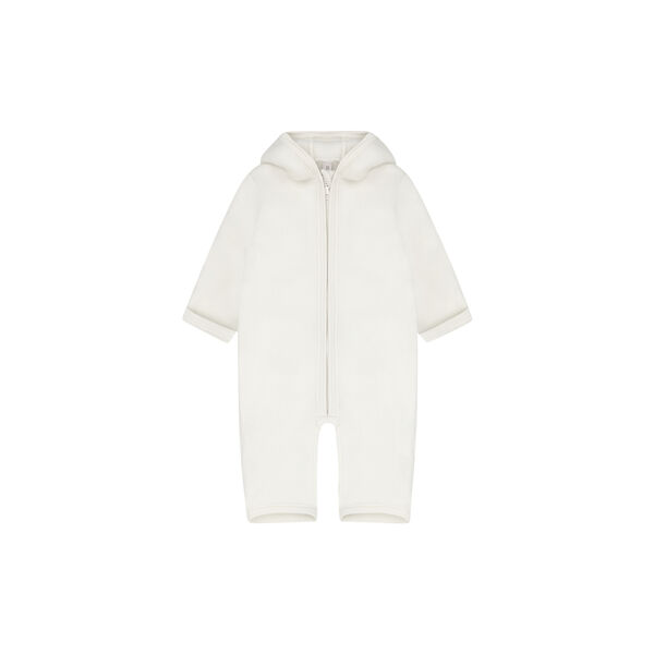 Pram Suit Ears Wool Fleece, tofu, HUTTEliHUT