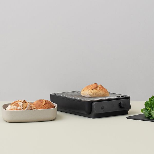 FOODIE Flatbed Toaster, black FOODIE Flatbed Toaster, black, RIG-TIG