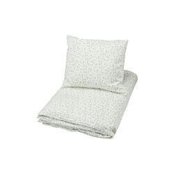 2-piece Baby Bed Linen, green leaves, Cam Cam Copenhagen