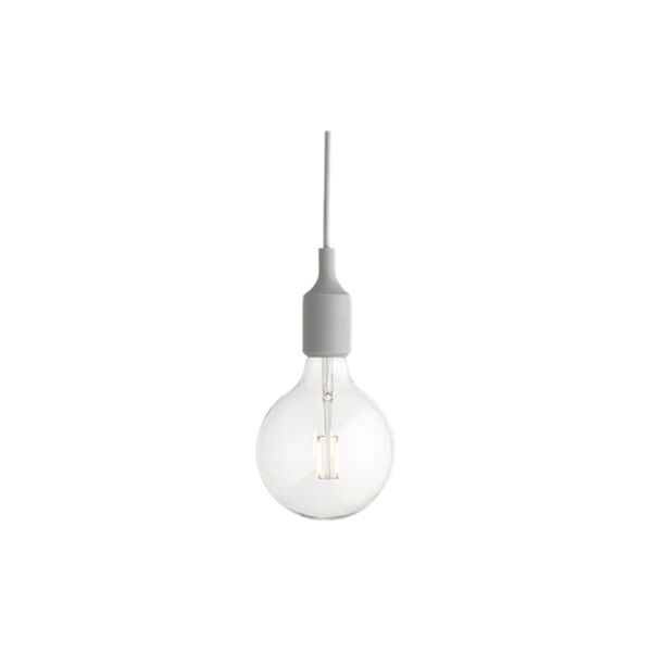 E27 Pendant Lamp, light grey, Muuto