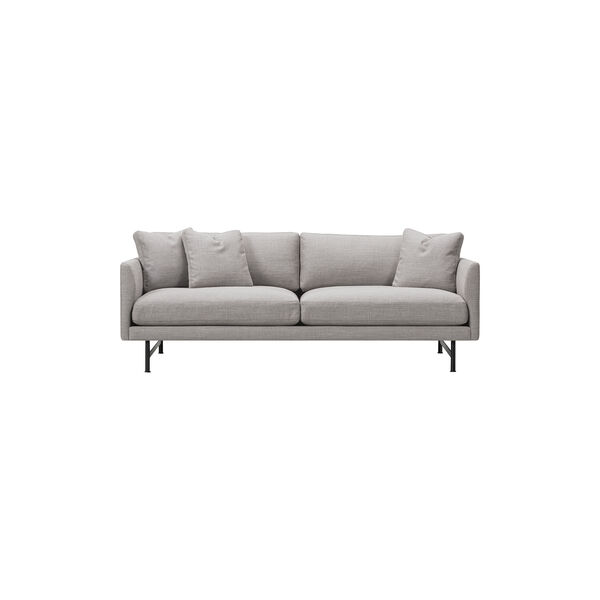 5652 Calmo 95 2-seater Sofa, beige/black, Fredericia Furniture