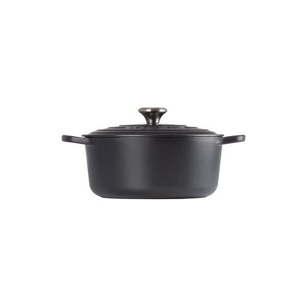 Signature Round Pot Ø 26 cm, matte black, Le Creuset