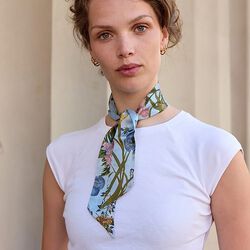 LIVING&nbsp;GARDEN&nbsp;Twilly&nbsp;Scarf, light blue, Bella Ballou