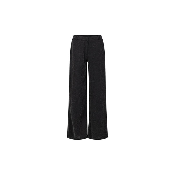 Lurex pants - Petra fit, black/ silver, Coster Copenhagen