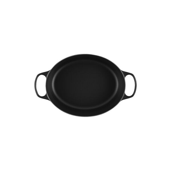 Signature cast iron oval casserole &Oslash; 31 cm, matte black, Le Creuset