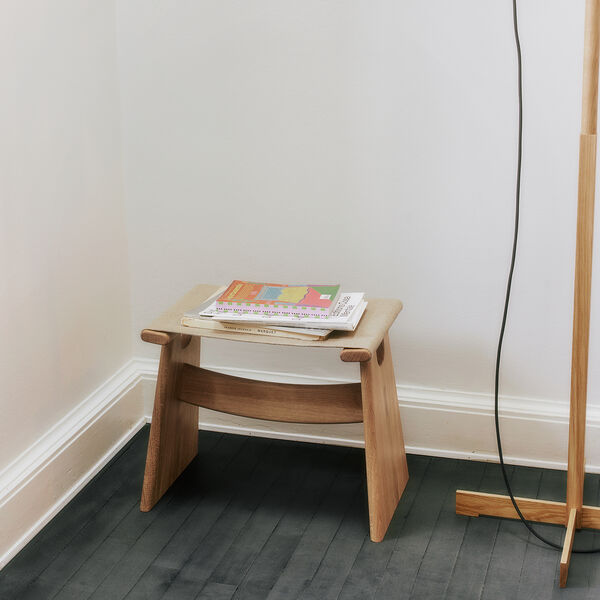 Seto Stool, light oiled oak/natural, Fredericia Furniture