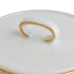 Gio Gold Sugar bowl and creamer, gold/white, Wedgwood