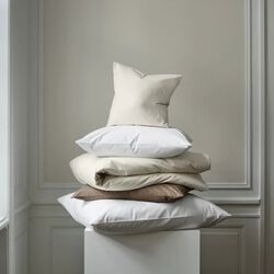 SUPIMA PERCALE Bedding, white, Georg Jensen Damask