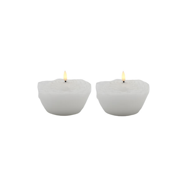 Rosita LED candles 2 pcs., white, Sirius Home