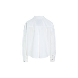 Core cotton shirt with pleats, white, BITTE KAI RAND