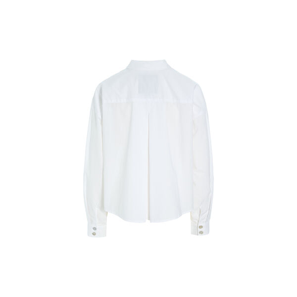 Core cotton shirt with pleats, white, BITTE KAI RAND
